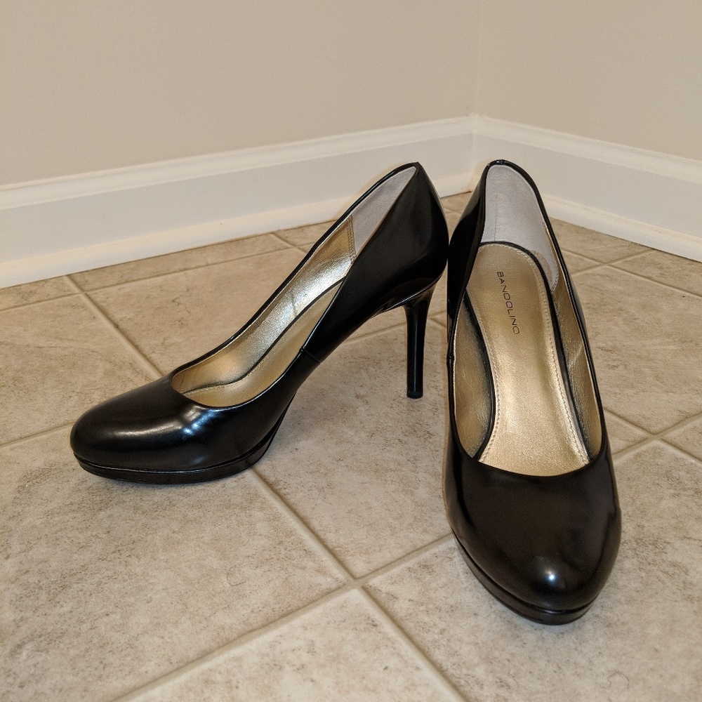 Black Platform Pump - image 3